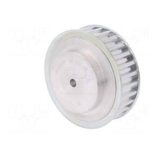 Belt pulley | T10 | W: 25mm | whell width: 40mm | Ø: 93.65mm | aluminium