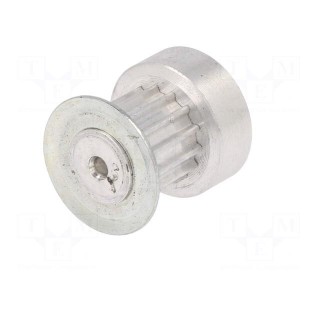 Belt pulley | T2.5 | W: 4 | 6mm | whell width: 16mm | Ø: 10.6mm | aluminium