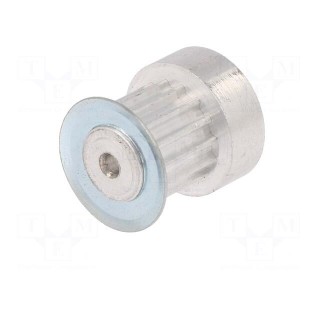 Belt pulley | T2.5 | W: 4 | 6mm | whell width: 16mm | Ø: 11.4mm | aluminium