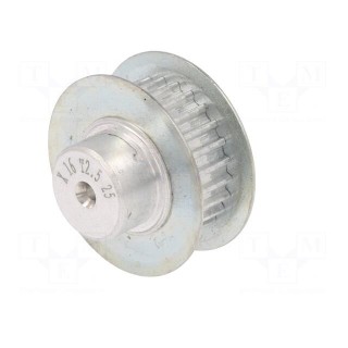 Belt pulley | T2.5 | W: 4 | 6mm | whell width: 16mm | Ø: 9.35mm | aluminium