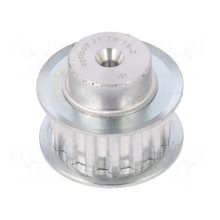 Belt pulley | T5 | W: 10mm | whell width: 21mm | Ø: 23.05mm | aluminium