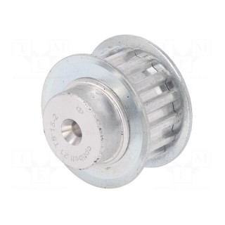 Belt pulley | T5 | W: 10mm | whell width: 21mm | Ø: 23.05mm | aluminium