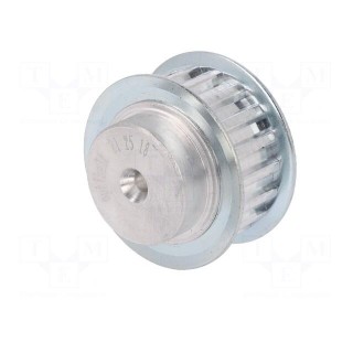 Belt pulley | T5 | W: 10mm | whell width: 21mm | Ø: 27.8mm | aluminium