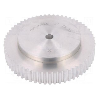 Belt pulley | T5 | W: 10mm | whell width: 21mm | Ø: 94.64mm | aluminium