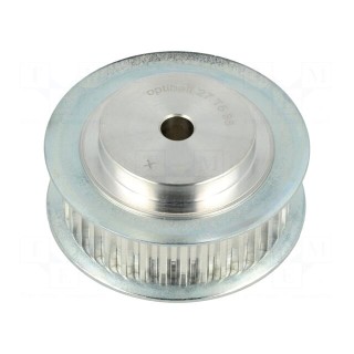 Belt pulley | T5 | W: 16mm | whell width: 27mm | Ø: 56.45mm | aluminium