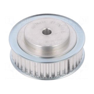 Belt pulley | T5 | W: 16mm | whell width: 27mm | Ø: 62.85mm | aluminium