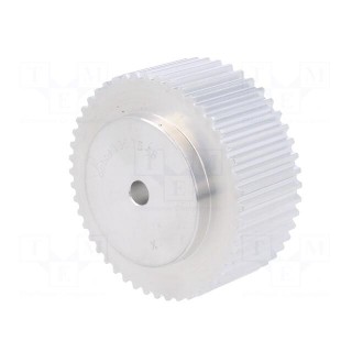 Belt pulley | T5 | W: 25mm | whell width: 36mm | Ø: 75.55mm | aluminium