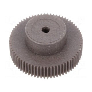 Spur gear | whell width: 16mm | Ø: 36mm | Number of teeth: 70 | ZCL