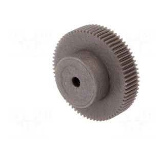 Spur gear | whell width: 16mm | Ø: 36mm | Number of teeth: 70 | ZCL