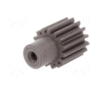 Spur gear | whell width: 25mm | Ø: 17mm | Number of teeth: 15 | ZCL