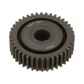 Spur gear | whell width: 30mm | Ø: 63mm | Number of teeth: 40 | ZCL
