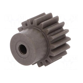 Spur gear | whell width: 35mm | Ø: 38mm | Number of teeth: 17 | ZCL