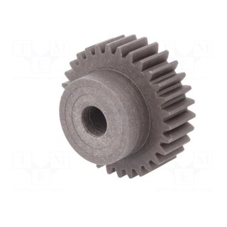 Spur gear | whell width: 35mm | Ø: 64mm | Number of teeth: 30 | ZCL