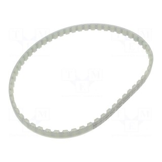 Timing belt | AT10 | W: 10mm | H: 5mm | Lw: 580mm | Tooth height: 2.5mm