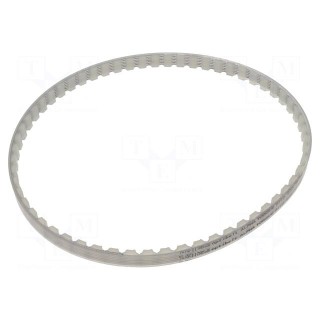 Timing belt | AT10 | W: 10mm | H: 5mm | Lw: 600mm | Tooth height: 2.5mm