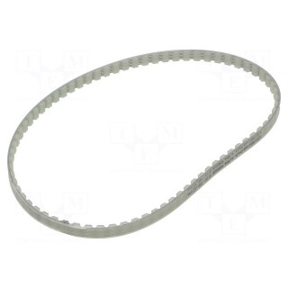 Timing belt | AT10 | W: 10mm | H: 5mm | Lw: 730mm | Tooth height: 2.5mm