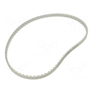 Timing belt | AT10 | W: 10mm | H: 5mm | Lw: 780mm | Tooth height: 2.5mm