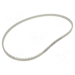 Timing belt | AT10 | W: 10mm | H: 5mm | Lw: 800mm | Tooth height: 2.5mm