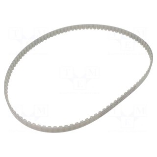 Timing belt | AT10 | W: 16mm | H: 5mm | Lw: 1000mm | Tooth height: 2.5mm
