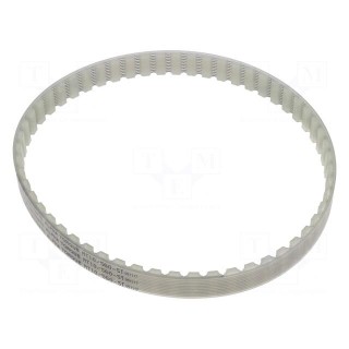 Timing belt | AT10 | W: 16mm | H: 5mm | Lw: 560mm | Tooth height: 2.5mm
