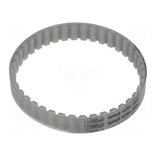 Timing belt | AT5 | W: 10mm | H: 2.7mm | Lw: 200mm | Tooth height: 1.2mm