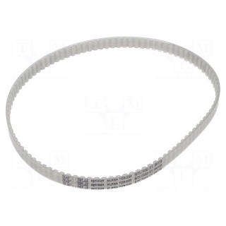 Timing belt | AT5 | W: 10mm | H: 2.7mm | Lw: 500mm | Tooth height: 1.2mm