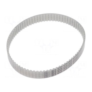 Timing belt | AT5 | W: 16mm | H: 2.7mm | Lw: 390mm | Tooth height: 1.2mm