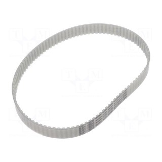 Timing belt | AT5 | W: 16mm | H: 2.7mm | Lw: 500mm | Tooth height: 1.2mm