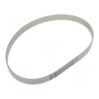 Timing belt | AT5 | W: 16mm | H: 2.7mm | Lw: 600mm | Tooth height: 1.2mm