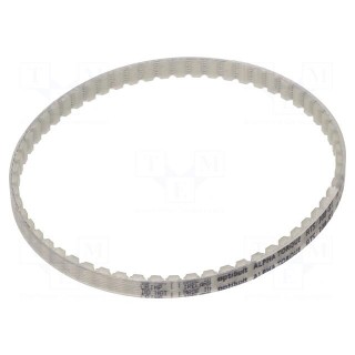 Timing belt | AT5 | W: 6mm | H: 2.7mm | Lw: 300mm | Tooth height: 1.2mm