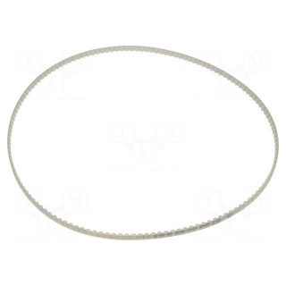 Timing belt | AT5 | W: 6mm | H: 2.7mm | Lw: 720mm | Tooth height: 1.2mm