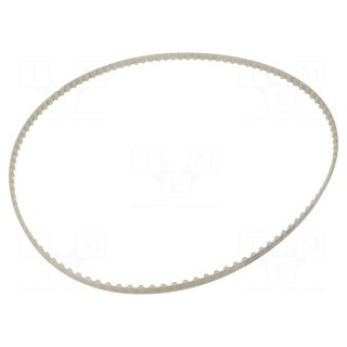 Timing belt | T10 | W: 10mm | H: 4.5mm | Lw: 1100mm | Tooth height: 2.5mm