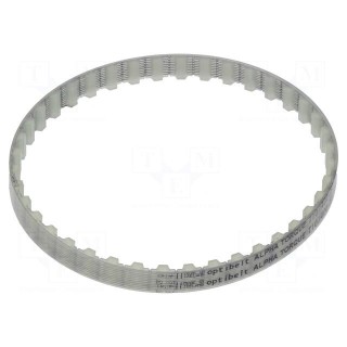 Timing belt | T10 | W: 10mm | H: 4.5mm | Lw: 400mm | Tooth height: 2.5mm