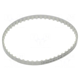 Timing belt | T10 | W: 10mm | H: 4.5mm | Lw: 500mm | Tooth height: 2.5mm