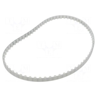 Timing belt | T10 | W: 10mm | H: 4.5mm | Lw: 680mm | Tooth height: 2.5mm