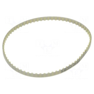 Timing belt | T10 | W: 10mm | H: 4.5mm | Lw: 700mm | Tooth height: 2.5mm