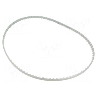 Timing belt | T10 | W: 10mm | H: 4.5mm | Lw: 980mm | Tooth height: 2.5mm