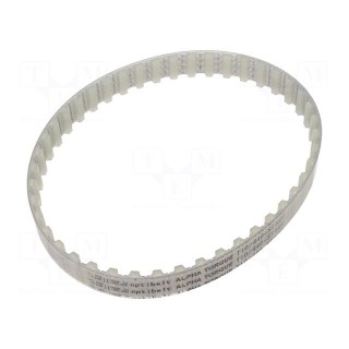 Timing belt | T10 | W: 16mm | H: 4.5mm | Lw: 440mm | Tooth height: 2.5mm