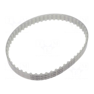 Timing belt | T10 | W: 16mm | H: 4.5mm | Lw: 530mm | Tooth height: 2.5mm