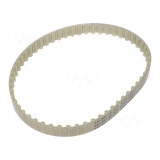 Timing belt | T10 | W: 16mm | H: 4.5mm | Lw: 550mm | Tooth height: 2.5mm