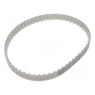 Timing belt | T10 | W: 16mm | H: 4.5mm | Lw: 560mm | Tooth height: 2.5mm