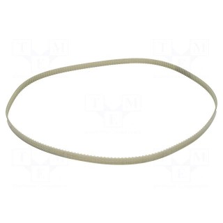 Timing belt | T10 | W: 20mm | H: 4.5mm | Lw: 2250mm | Tooth height: 2.5mm