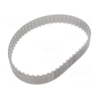Timing belt | T10 | W: 25mm | H: 4.5mm | Lw: 550mm | Tooth height: 2.5mm