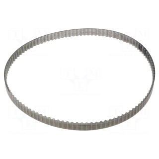Timing belt | T2.5 | W: 10mm | H: 1.3mm | Lw: 230mm | Tooth height: 0.7mm