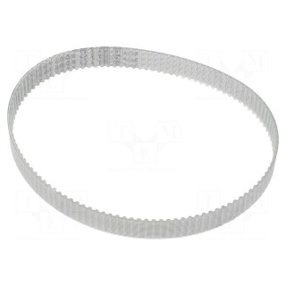 Timing belt | T2.5 | W: 10mm | H: 1.3mm | Lw: 285mm | Tooth height: 0.7mm