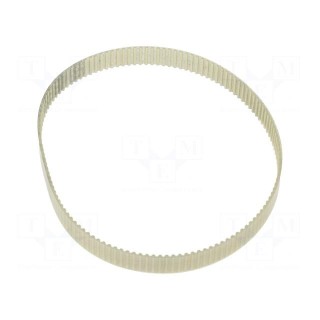 Timing belt | T2.5 | W: 10mm | H: 1.3mm | Lw: 330mm | Tooth height: 0.7mm