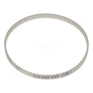 Timing belt | T2.5 | W: 4mm | H: 1.3mm | Lw: 200mm | Tooth height: 0.7mm