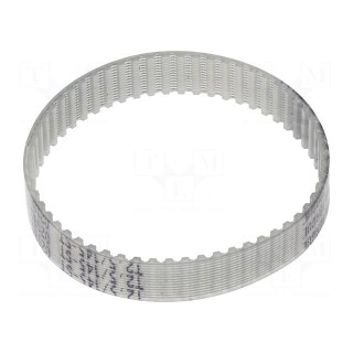 Timing belt | T2.5 | W: 8mm | H: 1.3mm | Lw: 145mm | Tooth height: 0.7mm