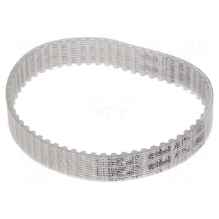 Timing belt | T2.5 | W: 8mm | H: 1.3mm | Lw: 150mm | Tooth height: 0.7mm