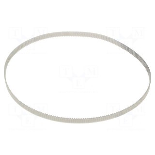 Timing belt | T2.5 | W: 8mm | H: 1.3mm | Lw: 540mm | Tooth height: 0.7mm